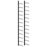 Wall-mounted Wine Rack for 24 Bottles Black Iron